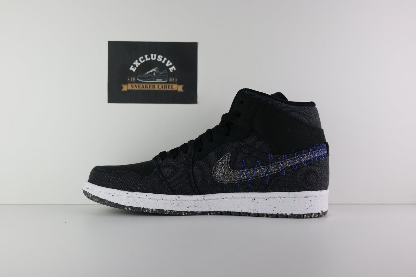 Jordan 1 Mid Crater: Black - EU 41