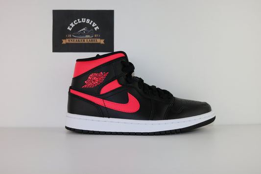 Jordan 1 Mid: Black Siren Red - EU 38