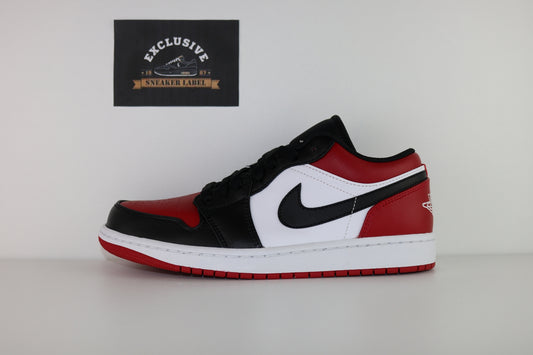 Jordan 1 Low: Bred Toe - EU 41