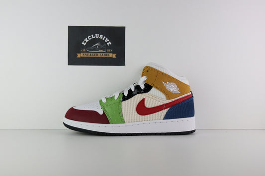 Jordan 1 Mid SE : Patchworks (GS) - EU 35.5