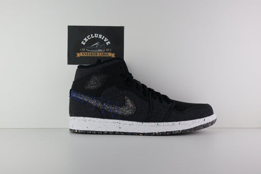 Jordan 1 Mid Crater: Black - EU 41